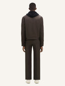 Veste Signature rétro en twill - Courrèges - Mud brown