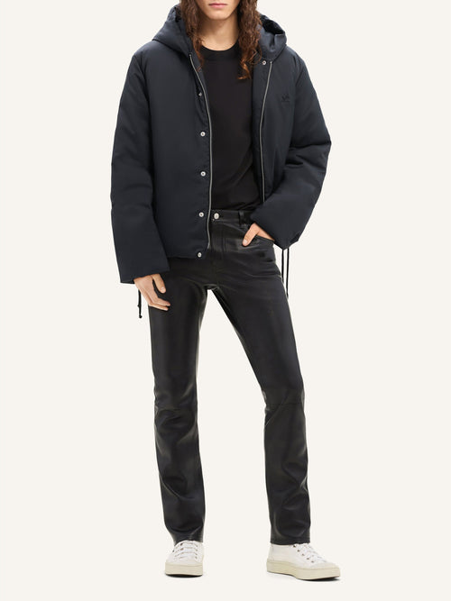 Doudoune À Capuche En Nylon - Courrèges - Black