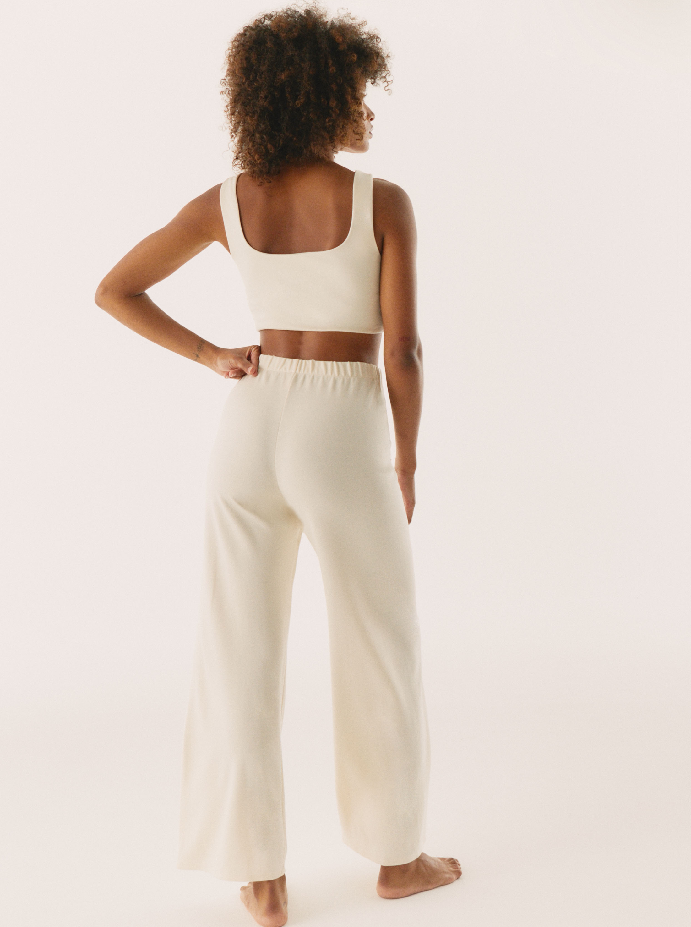 Pantalon Easy Off White