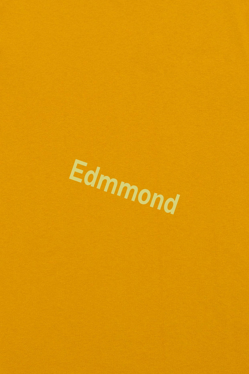 Mini Logo Plain T-Shirt Mustard