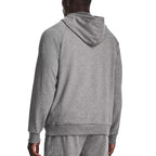 Sweatshirt Rival Fleece Logo Hd - Gris Et Blanc - Homme