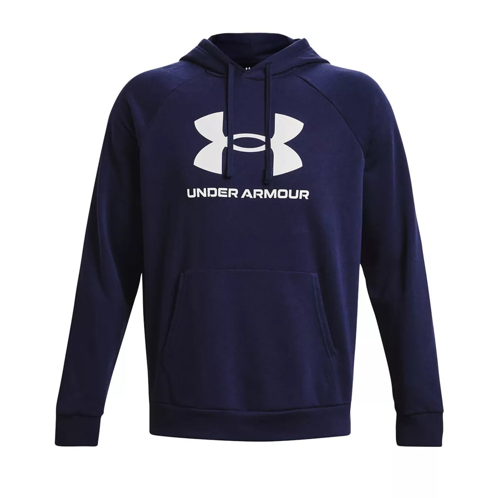 Sweatshirt Rival Fleece Logo Hd - Marine Blanc - Homme
