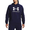 Sweatshirt Rival Fleece Logo Hd - Marine Blanc - Homme