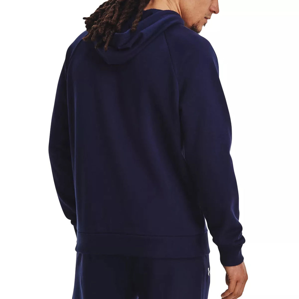 Sweatshirt Rival Fleece Logo Hd - Marine Blanc - Homme