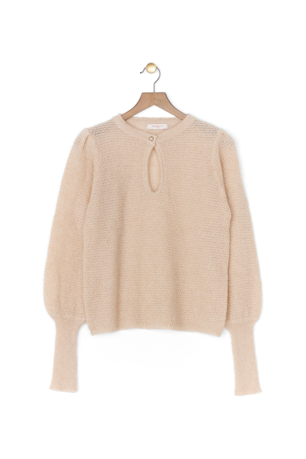 El suéter beige Bibbe
