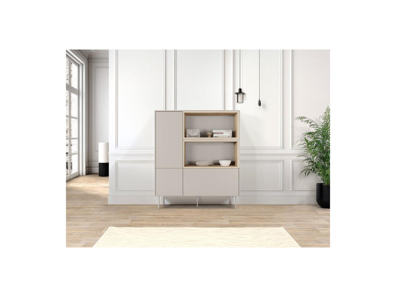 Atlas - Buffet Haut 2 Portes Avec Niches