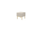 Kasha - Lot De 2 Chevets Tiroir - Pieds Or