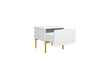 Kasha - Lot De 2 Chevets Tiroir - Pieds Or