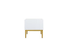Kasha - Lot De 2 Chevets Tiroir - Pieds Or