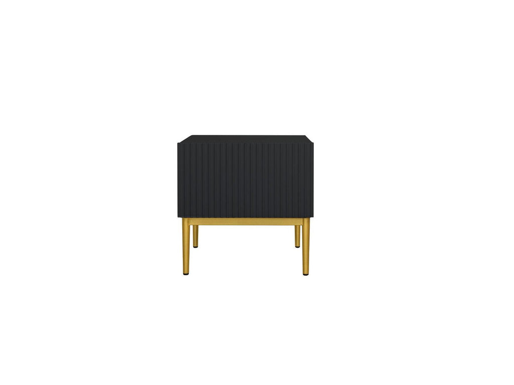Kasha - Lot De 2 Chevets Tiroir - Pieds Or