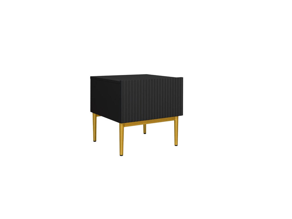 Kasha - Lot De 2 Chevets Tiroir - Pieds Or