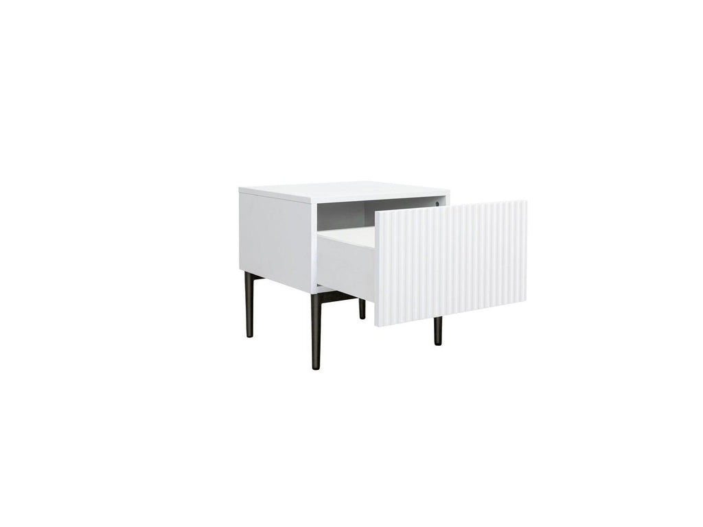 Kasha - Lot De 2 Chevets Tiroir - Pieds Noir