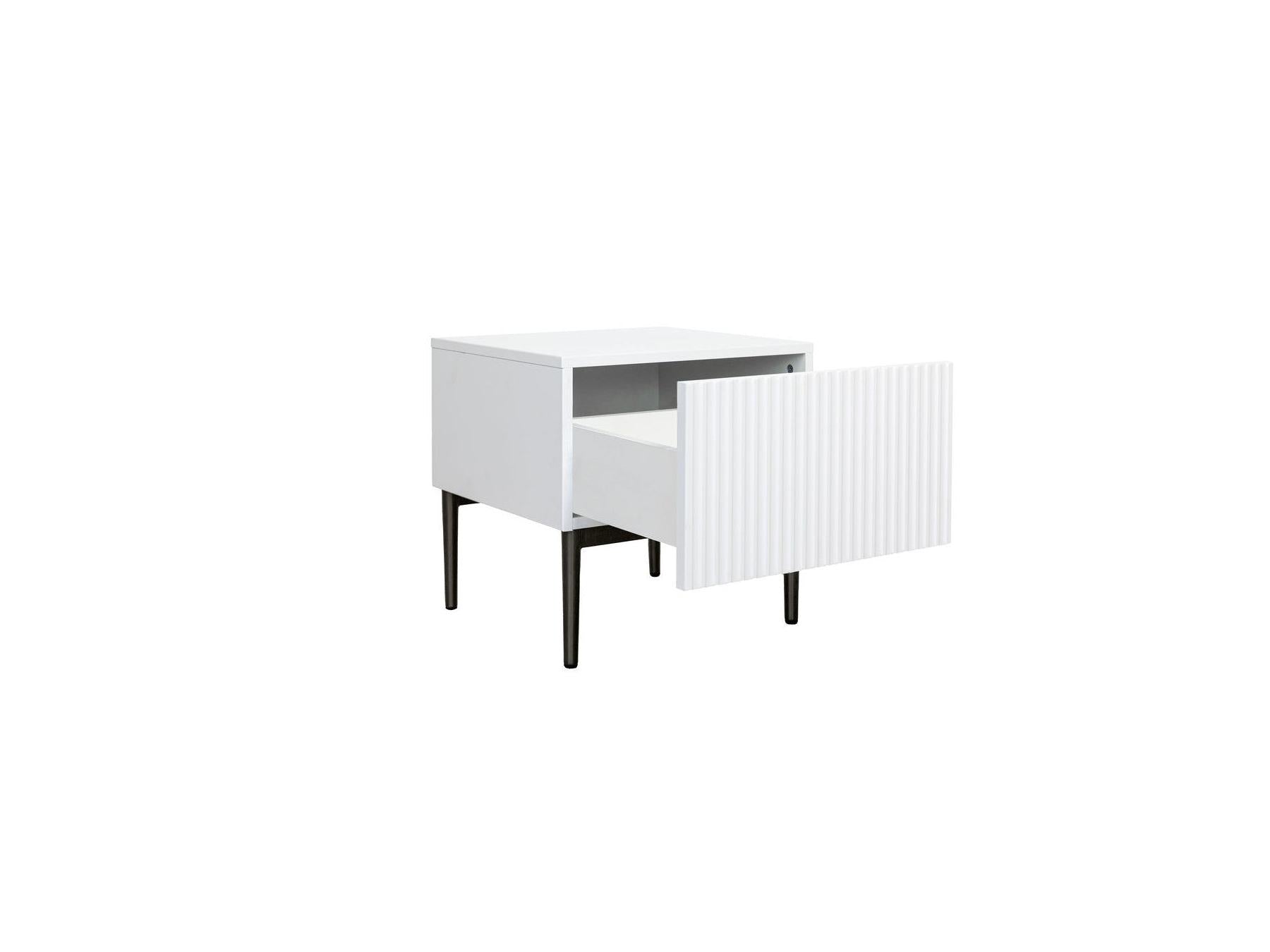 Kasha - Lot De 2 Chevets Tiroir - Pieds Noir