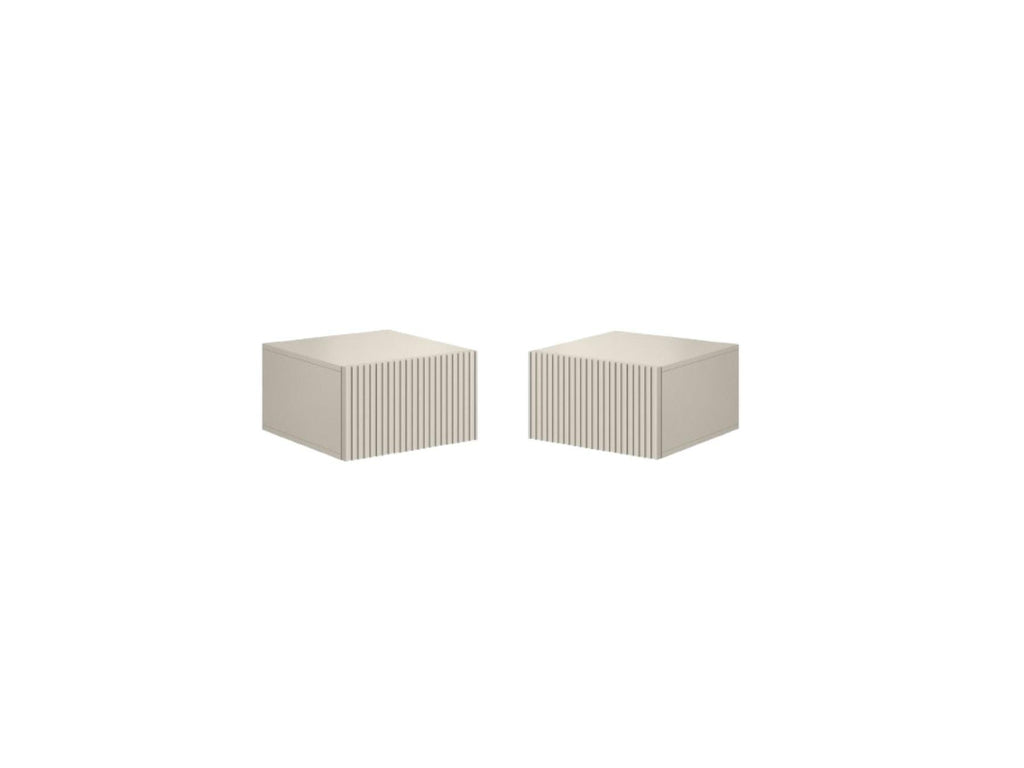 Kasha - Lot De 2 Chevets Tiroir Suspendu
