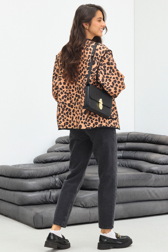 Chaqueta Deskiel Leopardo
