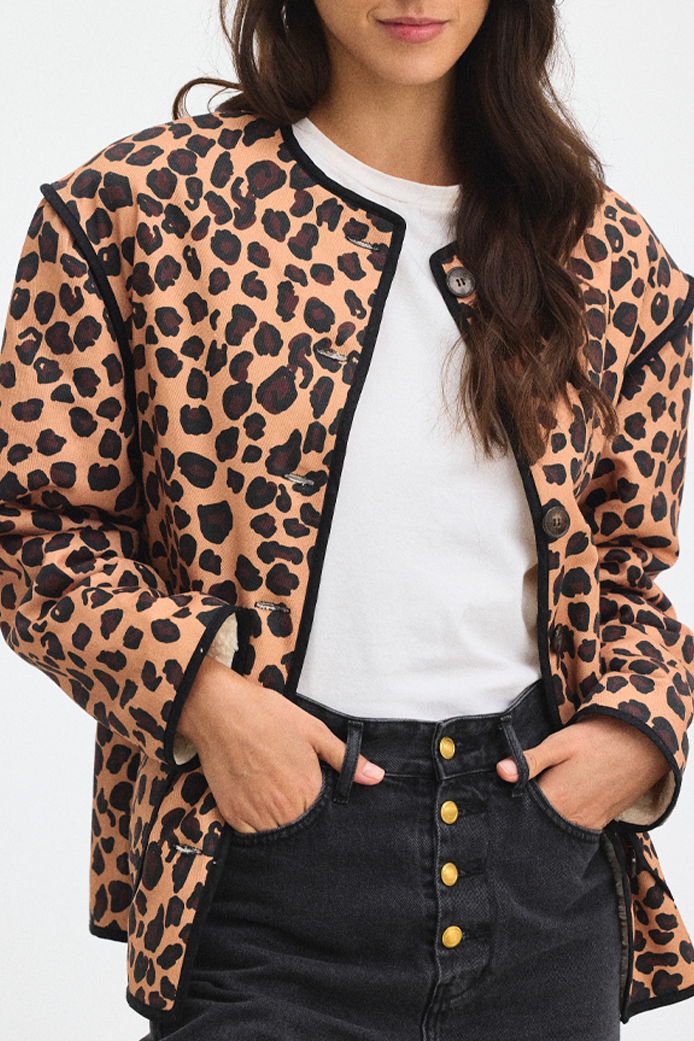 Chaqueta Deskiel Leopardo