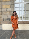 Valentina Terracotta Dress