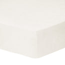 Drap Housse - Lin Uni - 100% Lin Lavé - Blanc Cassé