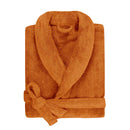 Shawl Collar Bathrobe 100% Organic Cotton Natural Softness - Turmeric