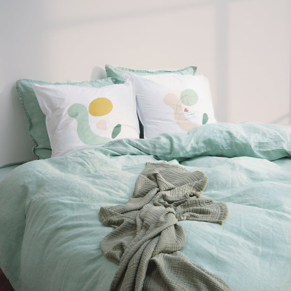Blanc Cerise – Naturellement Gaufré - Plaid - Nido De Abeja - Caqui