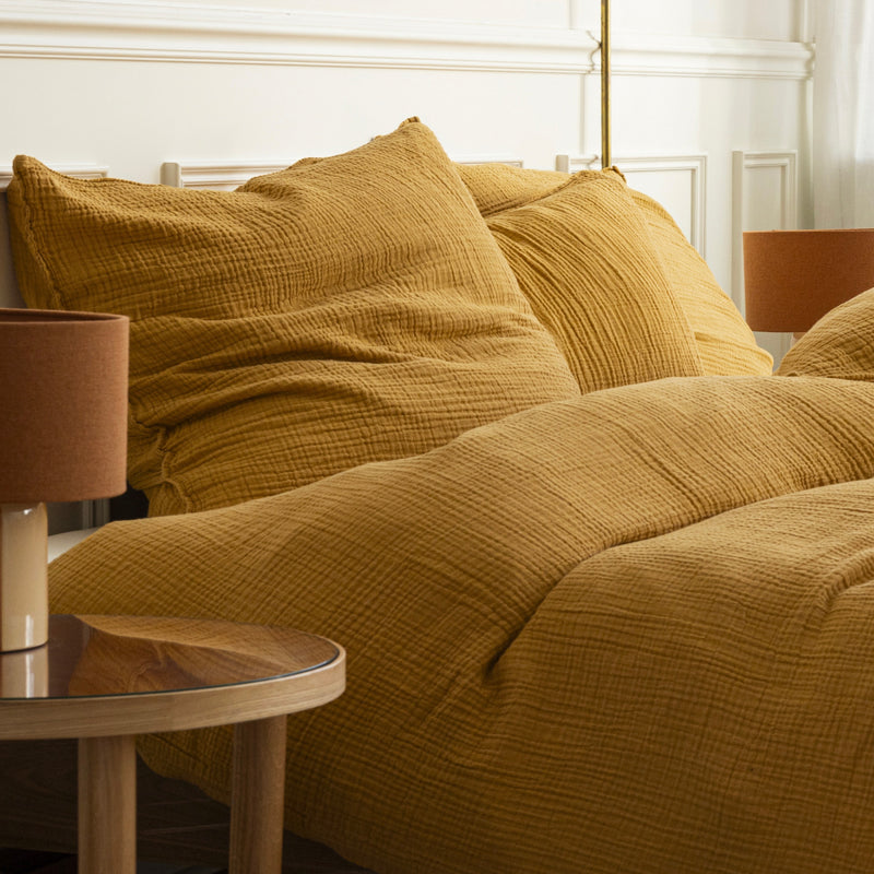 Simply Waffle Duvet Cover - Rum