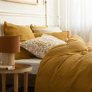 Simply Waffle Duvet Cover - Rum