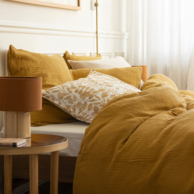 Simply Waffle Duvet Cover - Rum