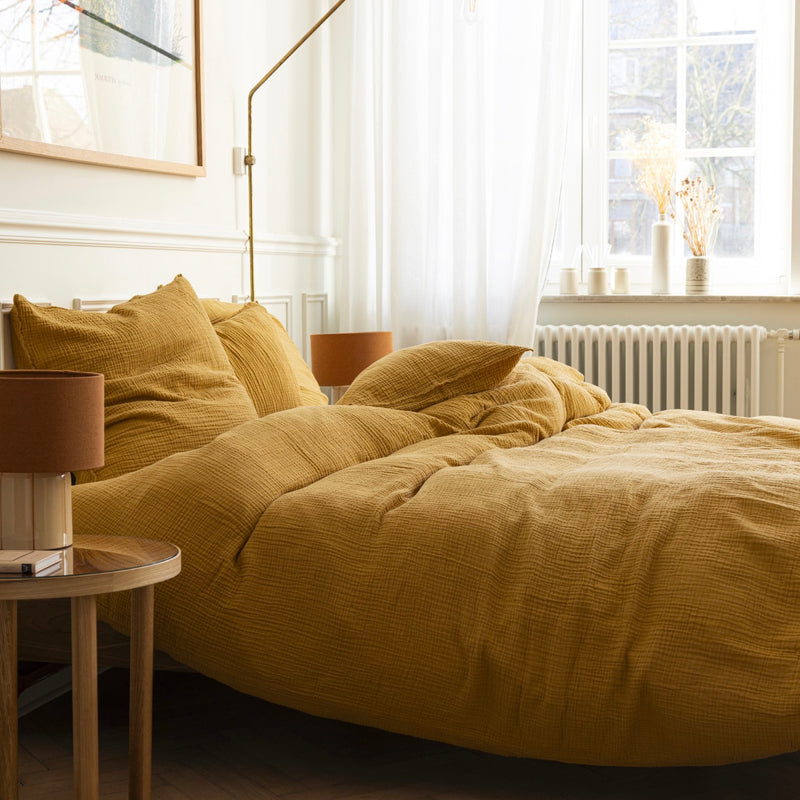 Simply Waffle Duvet Cover - Rum