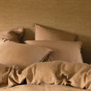 Taie D'oreiller Rêve de Lin - Lin Lavé - Cannelle