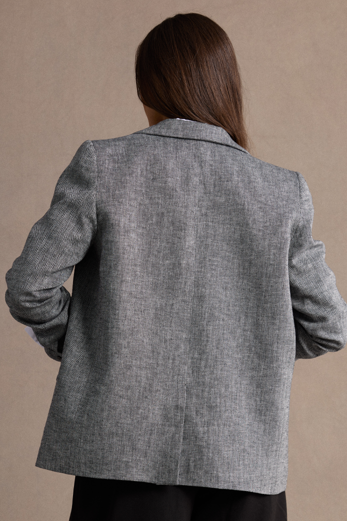Chaqueta Ludy Chevron Negro