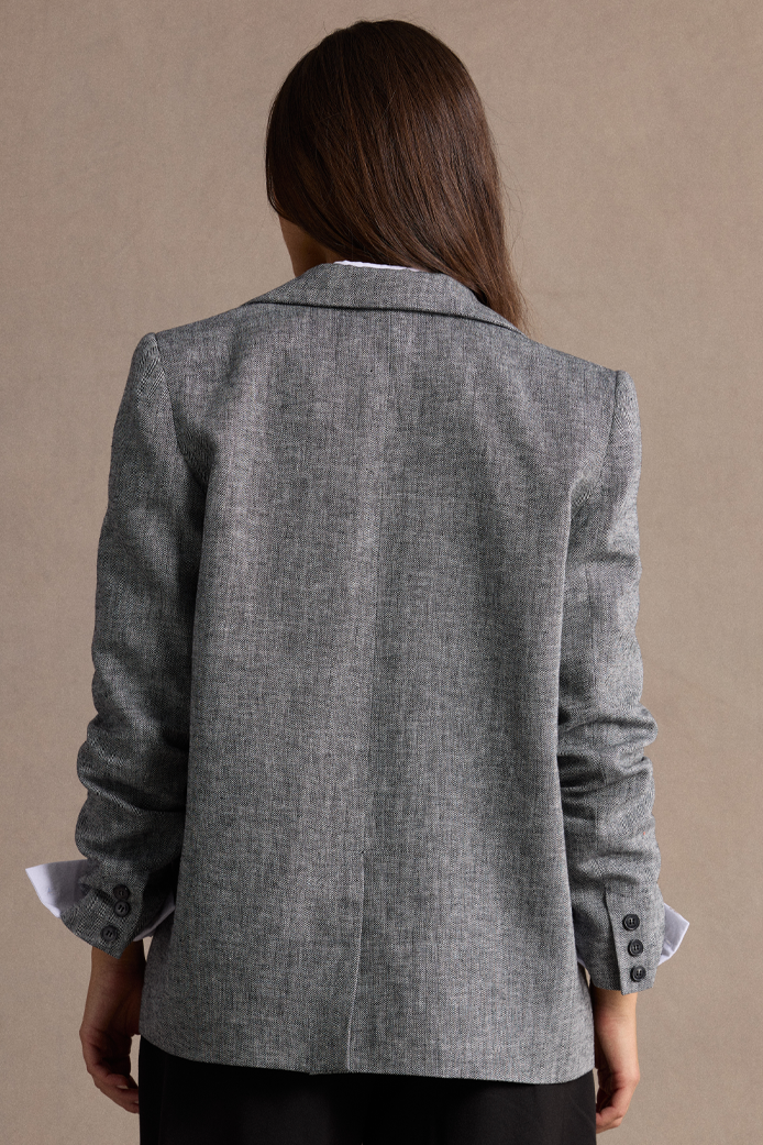 Chaqueta Ludy Chevron Negro