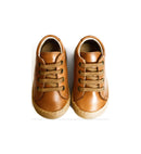 Chaussures Souples Max Lacets - Cuir Camel - Mixte