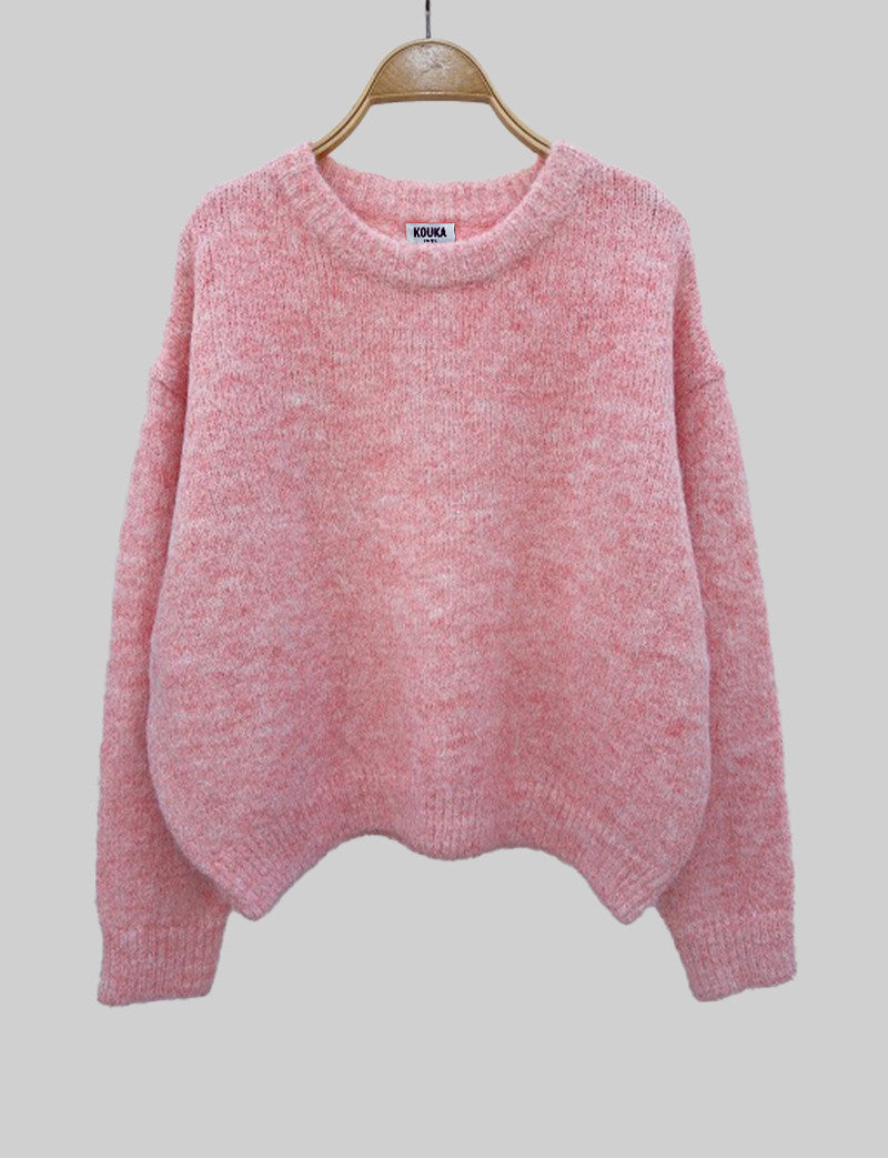 Pull Rose Chiné Willi