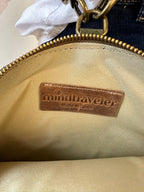 Macarena Shoulder Bag In Khaki Suede