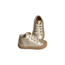Chaussures Souples Max Lacets - Cuir Or Doux - Fille