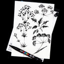 Set De 10 Marqueurs - Pointe Pinceau - Posca