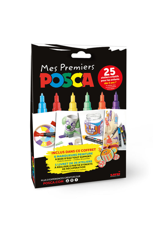 « Mes Premiers Posca » - Coffret De 6 Marqueurs - Posca