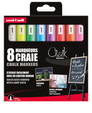 8 Marqueurs Craie - Pointe Moyenne - Uni-Ball