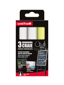 3 Marqueurs Craie - Pointe Large - Uni-Ball