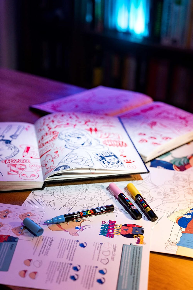 Mallette 20 Marqueurs - Posca X Manga Hero - Posca