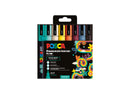 Set De 8 Marqueurs - Pointe Moyenne - Retro - Posca