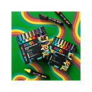 Set De 8 Marqueurs - Pointe Moyenne - Retro - Posca