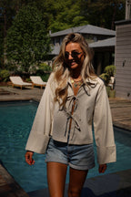 Blouse À Noeuds Nouméa - Beige