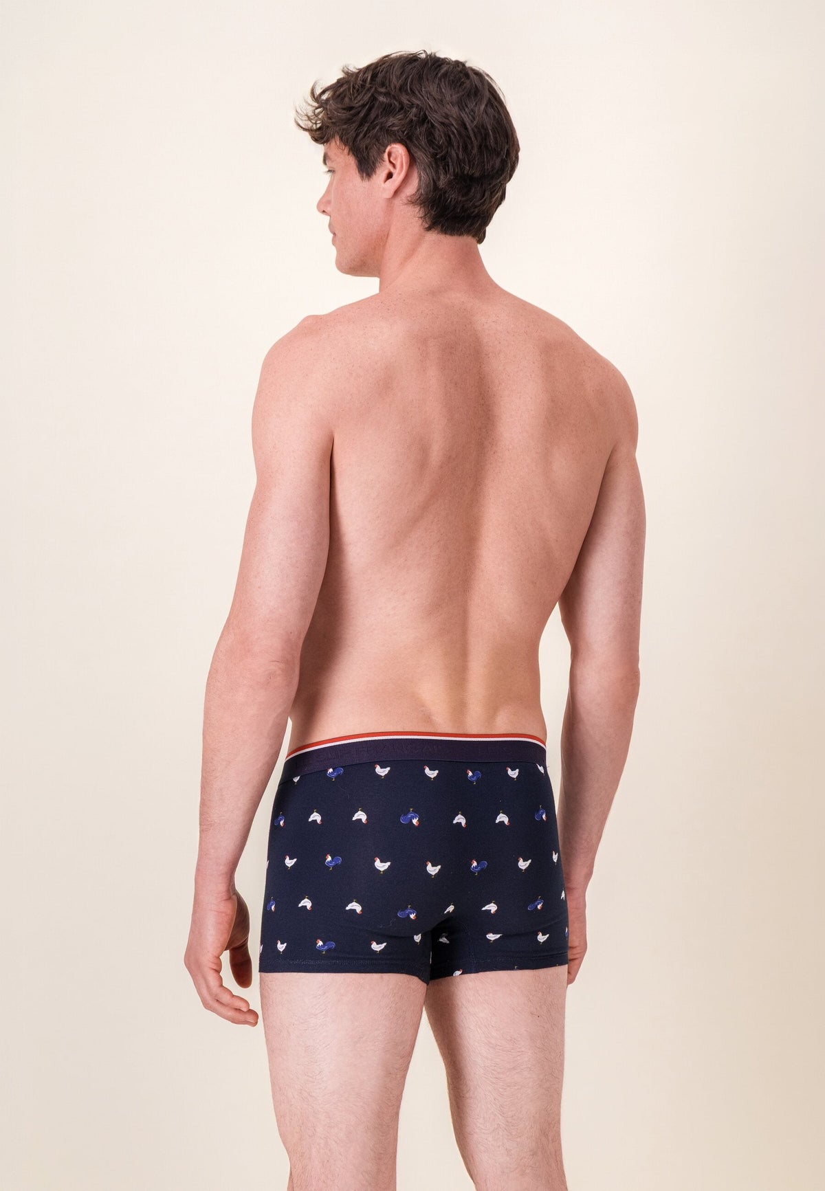 Boxer Marius Coq in Cotone - Navy