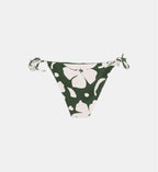 Culotte Bikini Laçage Classique Fleurs - Multicolore