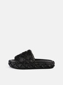 Mules Hibiscus Hues - Noir