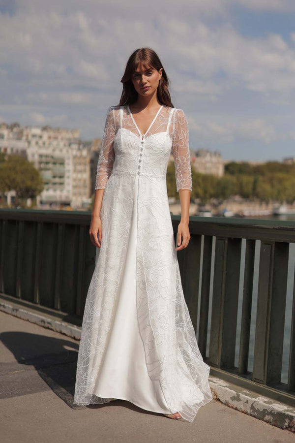 Naomi wild rose overdress