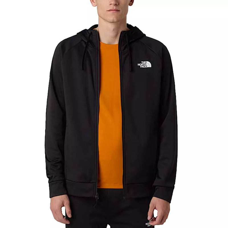 The North Face - Veste À Capuche Zippée M Reaxion 2.0 - Noir/Blanc/Argent Chine