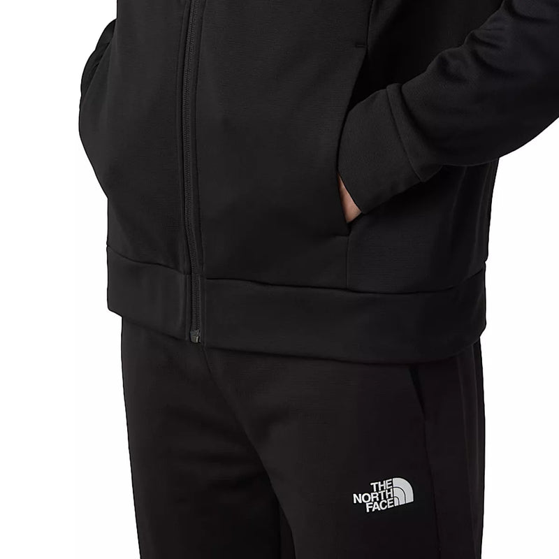 The North Face - Veste À Capuche Zippée M Reaxion 2.0 - Noir/Blanc/Argent Chine