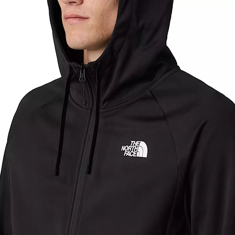 The North Face - Veste À Capuche Zippée M Reaxion 2.0 - Noir/Blanc/Argent Chine